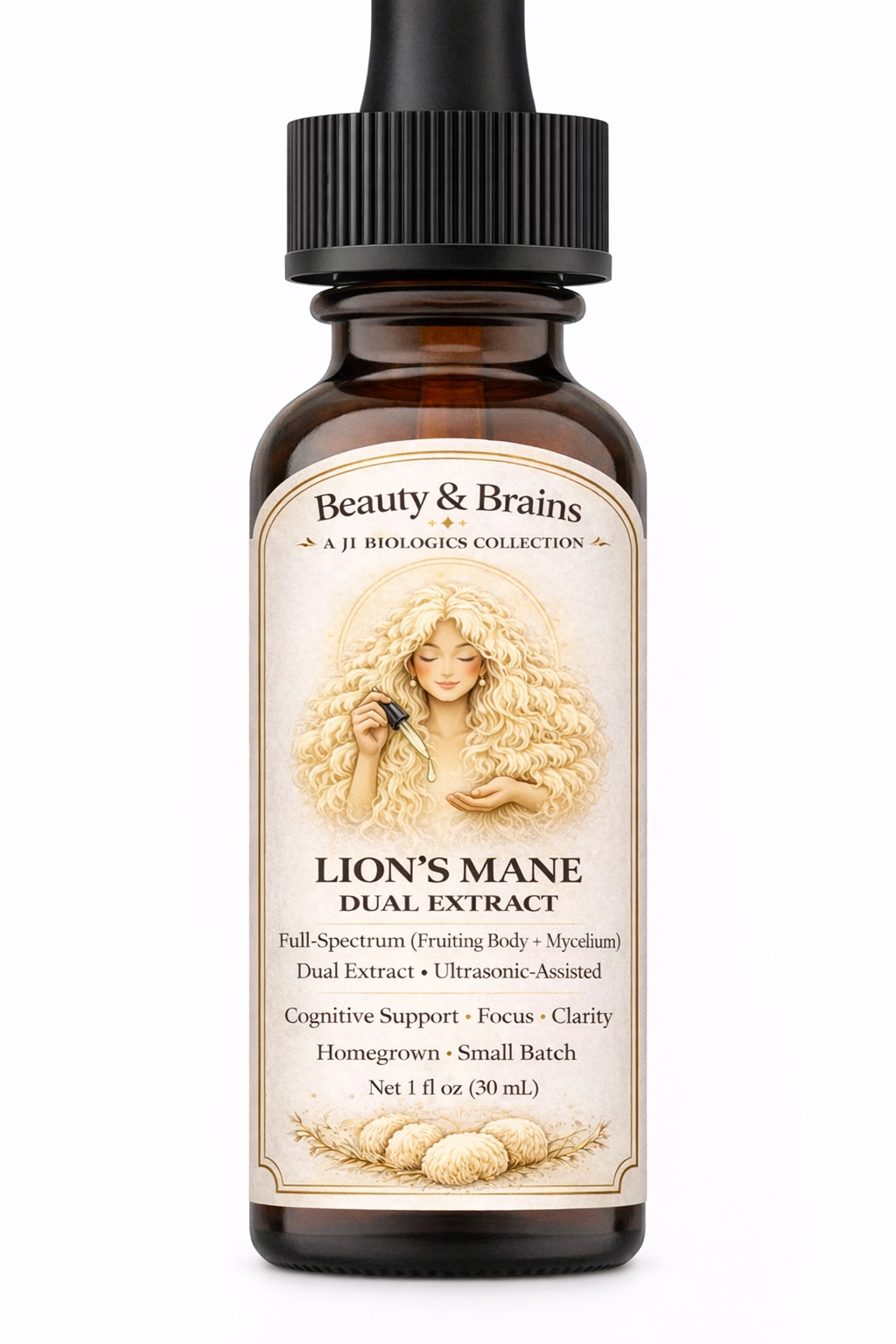 Lion’s Mane Dual Extract Ultrasonic Assisted - Full Spectrum Brain Support